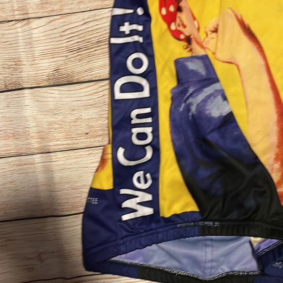 Women’s Rosie the Riveter cycling jersey size M - Picture 5 of 10